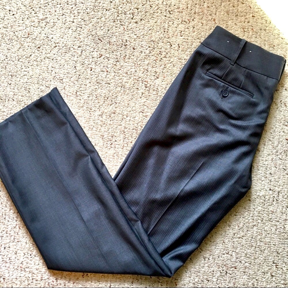 ANN TAYLOR LOFT GRAY DRESS PANTS SIZE 2